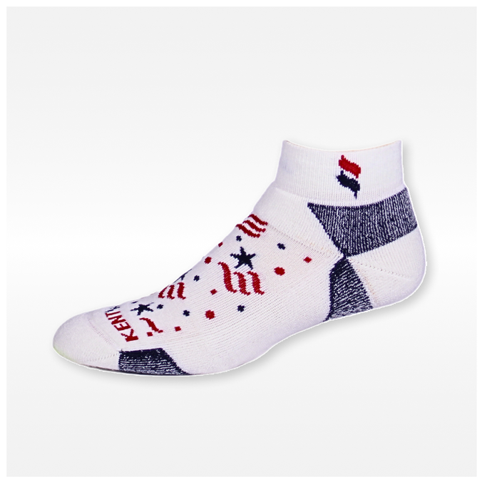 1843 Stars & Stripes Classic Ankle, Arctic White